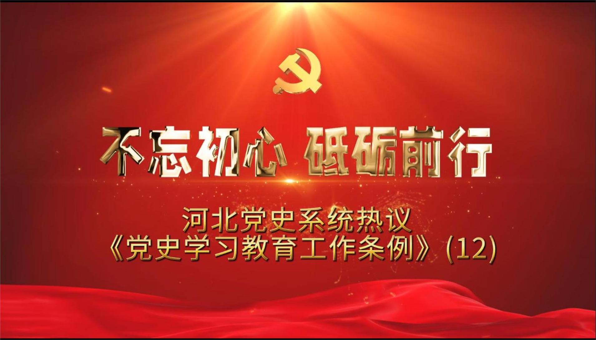 河北党史系统热议《党史学习教育工作条例》（12）保定市委党史研究室主任  王国勇